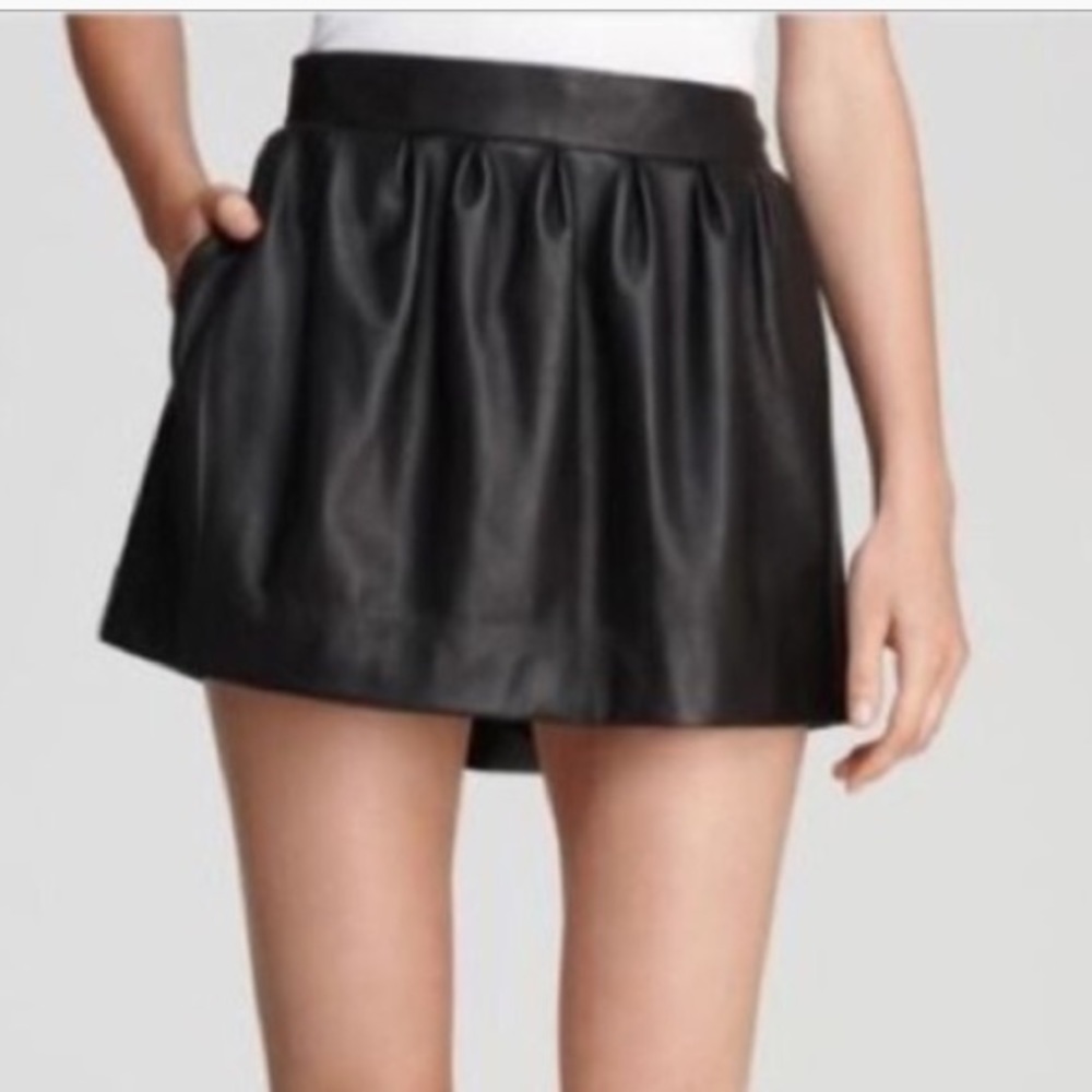 Omarosa jkt Leather skirt